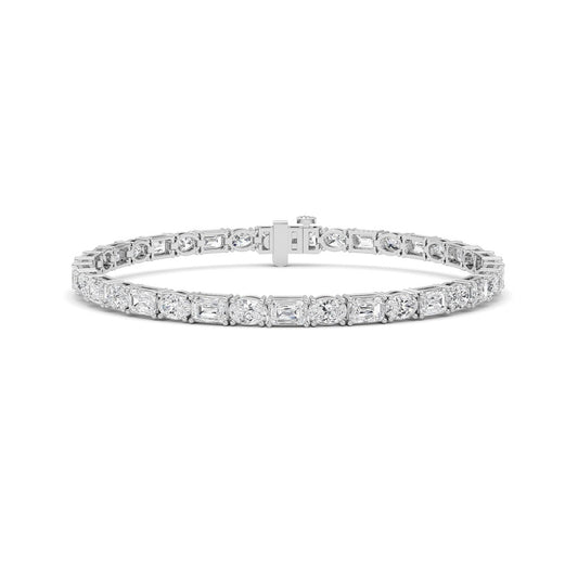 14K White Gold Bracelet KJ02900B.EM-10-21F