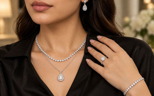 Natural Diamond Tennis Necklace Houston