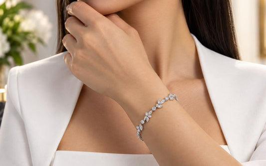 Lab Grown Diamond Tennis Bracelet in Houston