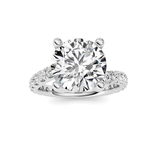 14K White Gold Ring KJ02394R.RD-3.75-21F