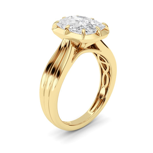 14K Yellow Gold Ring KJ02491R.CE-3-22F