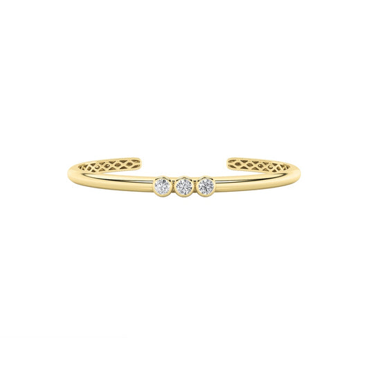 0.75CTW Round Shaped Lab Grown Diamond (G/VS) Bracelet in Silver