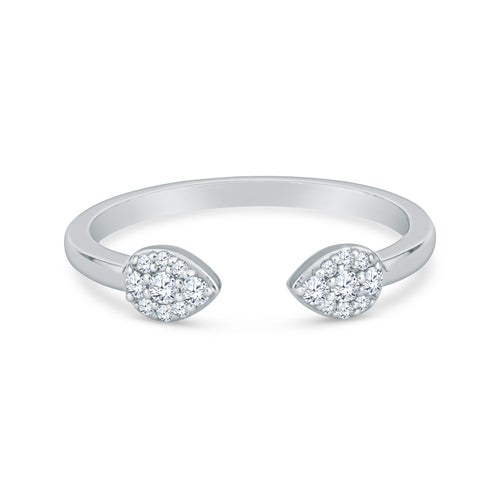 14K Rose Gold Wedding Band Adorned with Round Diamonds - A Stunning Symbol of Love