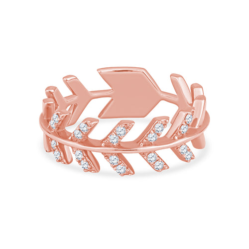 14K Yellow Gold Wedding Band with 20 Round Diamonds