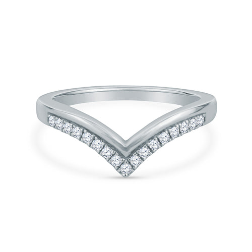 14K Rose Gold Fashion Ring With Round Diamonds