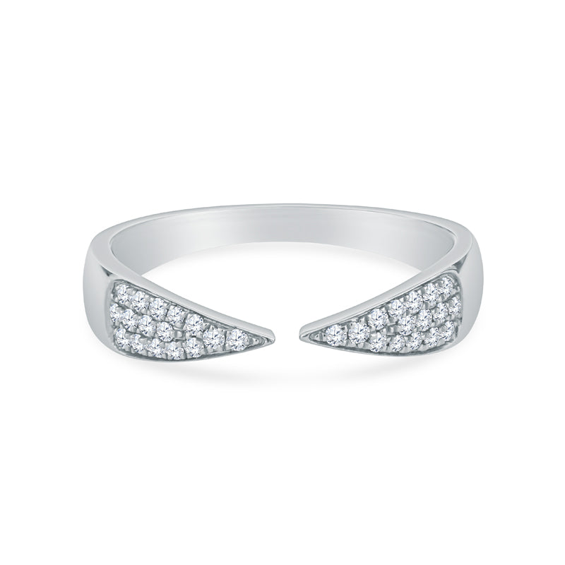 Radiant Bliss 14K Rose Gold Wedding Band