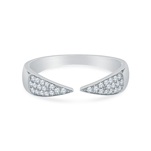 Radiant Bliss 14K Rose Gold Wedding Band
