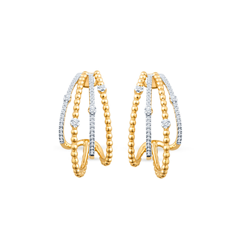 Enchanting Diamond Hoops Dance in Fantasy Forms
