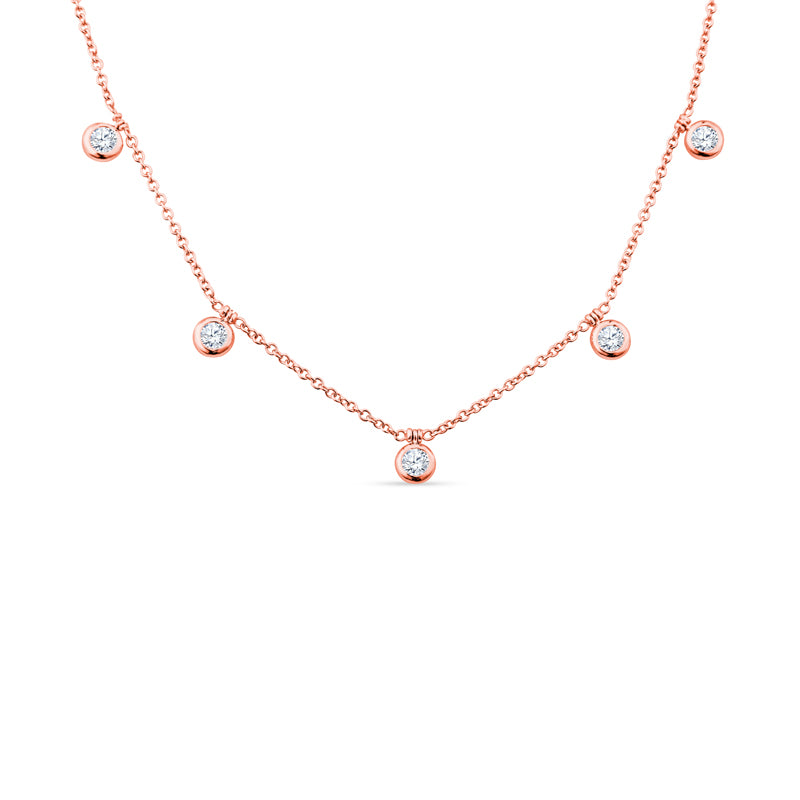Bezel Diamonds Dance with Confidence in This 18K White Gold Dazzling Chain