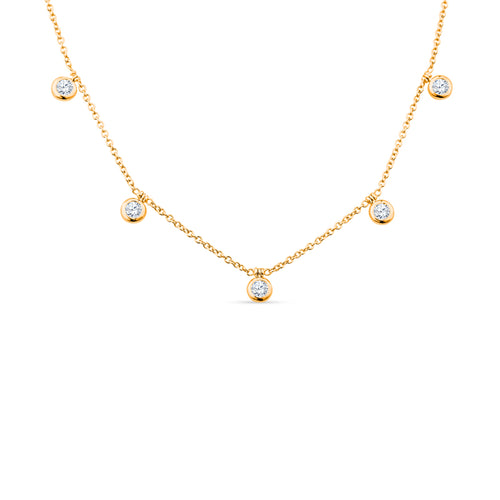 Bezel Diamonds Dance with Confidence in This 18K White Gold Dazzling Chain