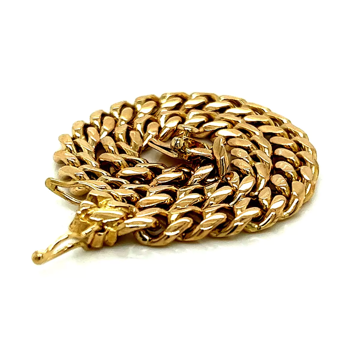 Classic 14k Yellow Gold Cuban Link Bracelet
