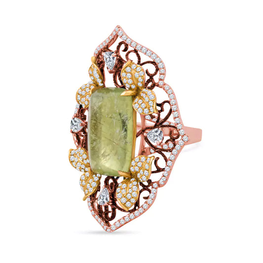 Unleash Your Inner Nature Lover: Own a Piece of Enchanting Garden Magic Rose Gold Ring