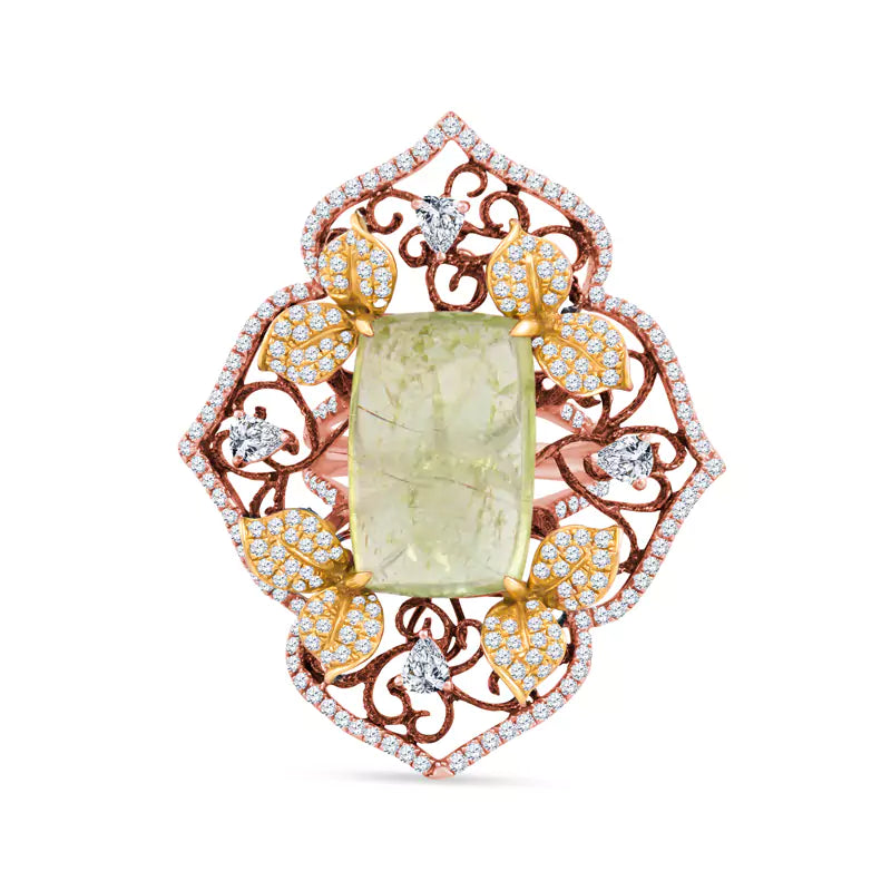 Unleash Your Inner Nature Lover: Own a Piece of Enchanting Garden Magic Rose Gold Ring