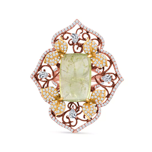 Unleash Your Inner Nature Lover: Own a Piece of Enchanting Garden Magic Rose Gold Ring