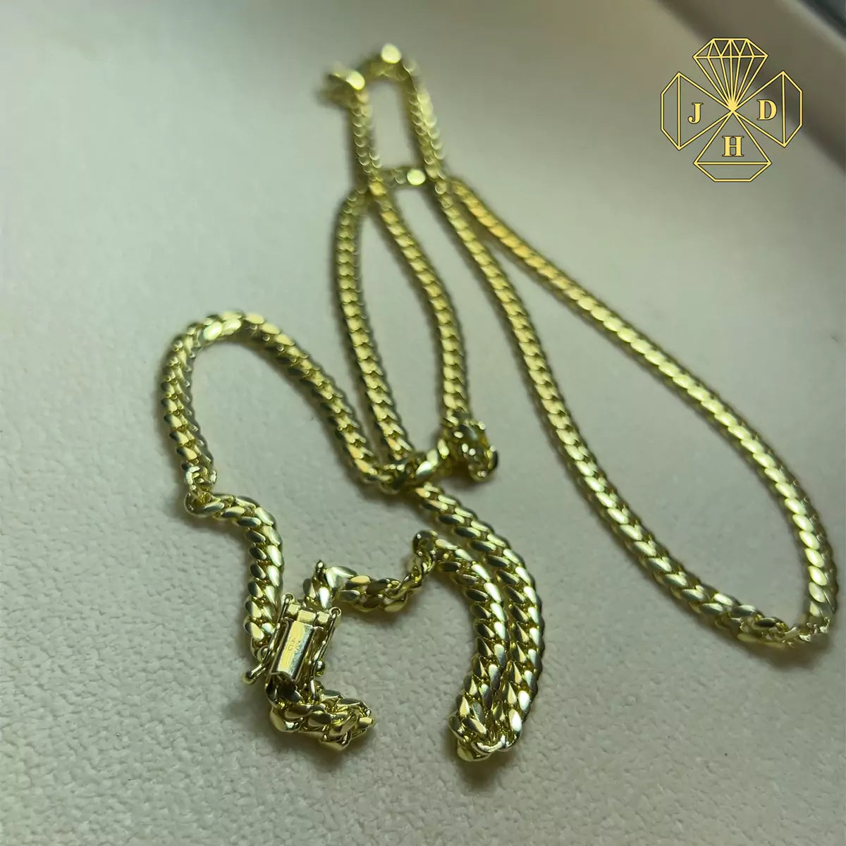 Timeless 14k Yellow Gold Cuban Chain for Men