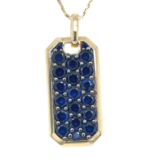 Men's 14k Yellow Gold Pendant Necklace