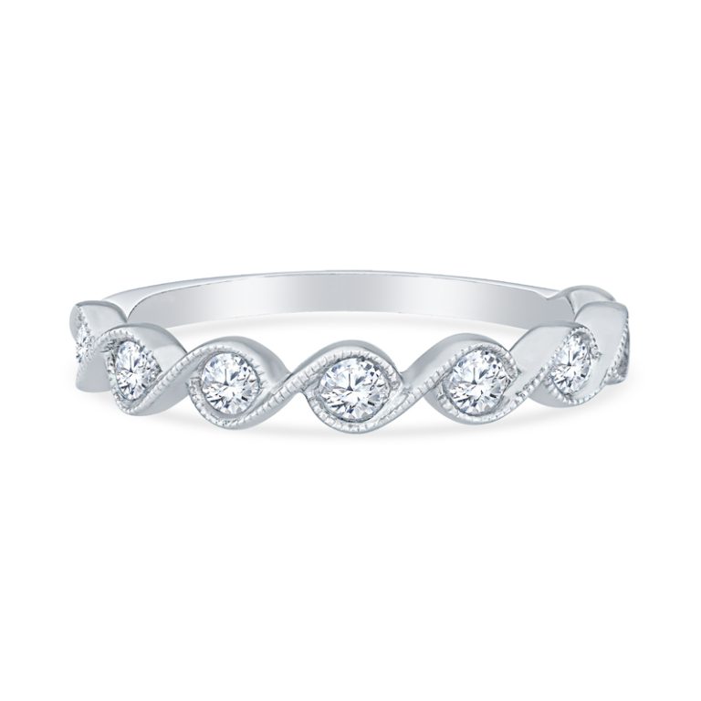 Diamond Two Tone Essential Link Ring main image 0